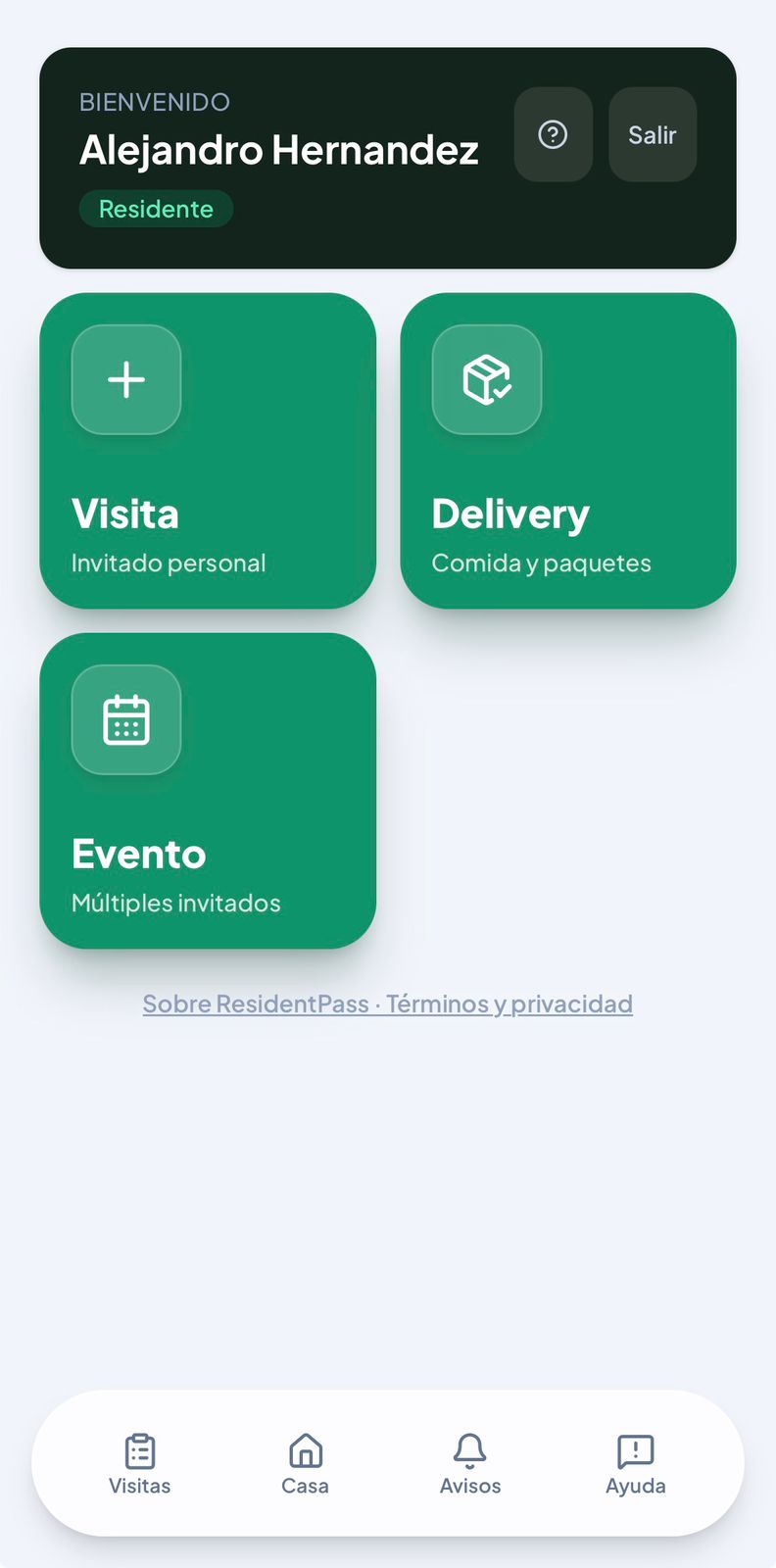 App del residente