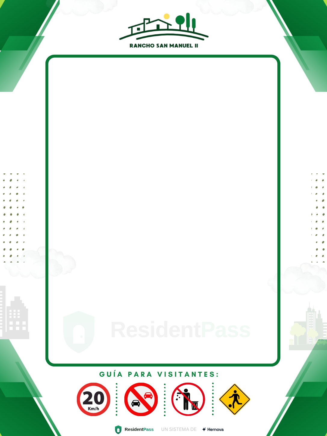 Plantilla de visitas personalizada
